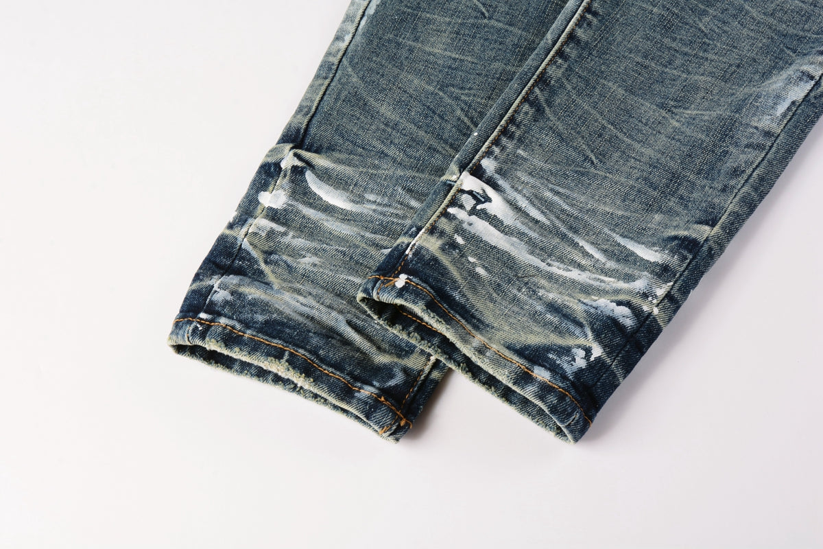 Purple Color Denim Jeans