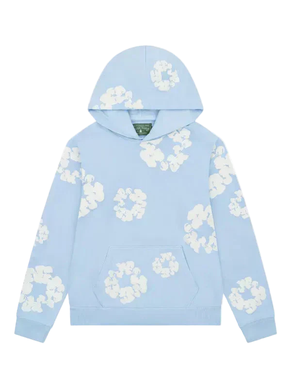 Blue hoodie