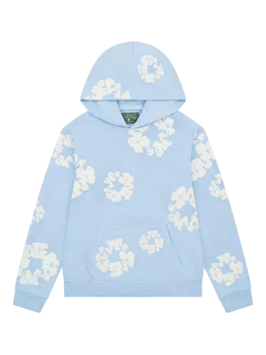 Blue hoodie