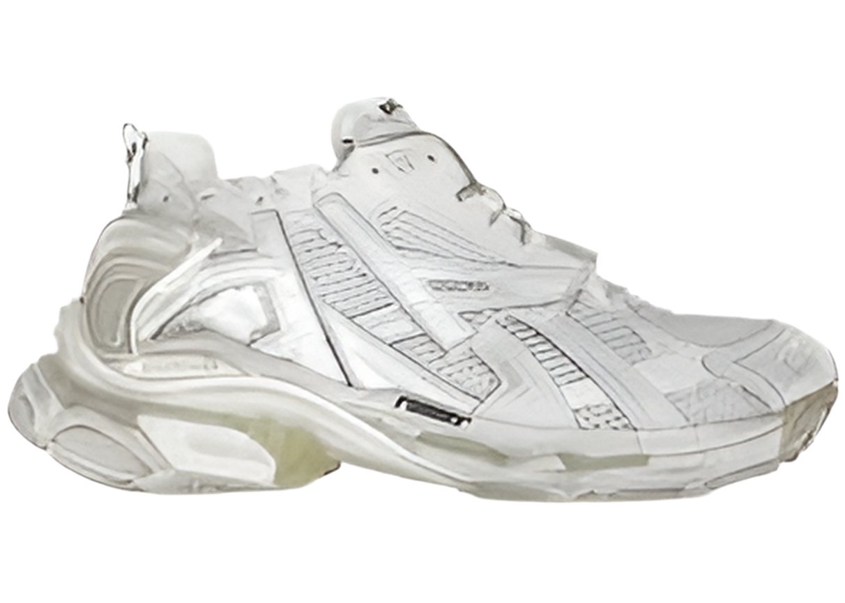 B shoes white