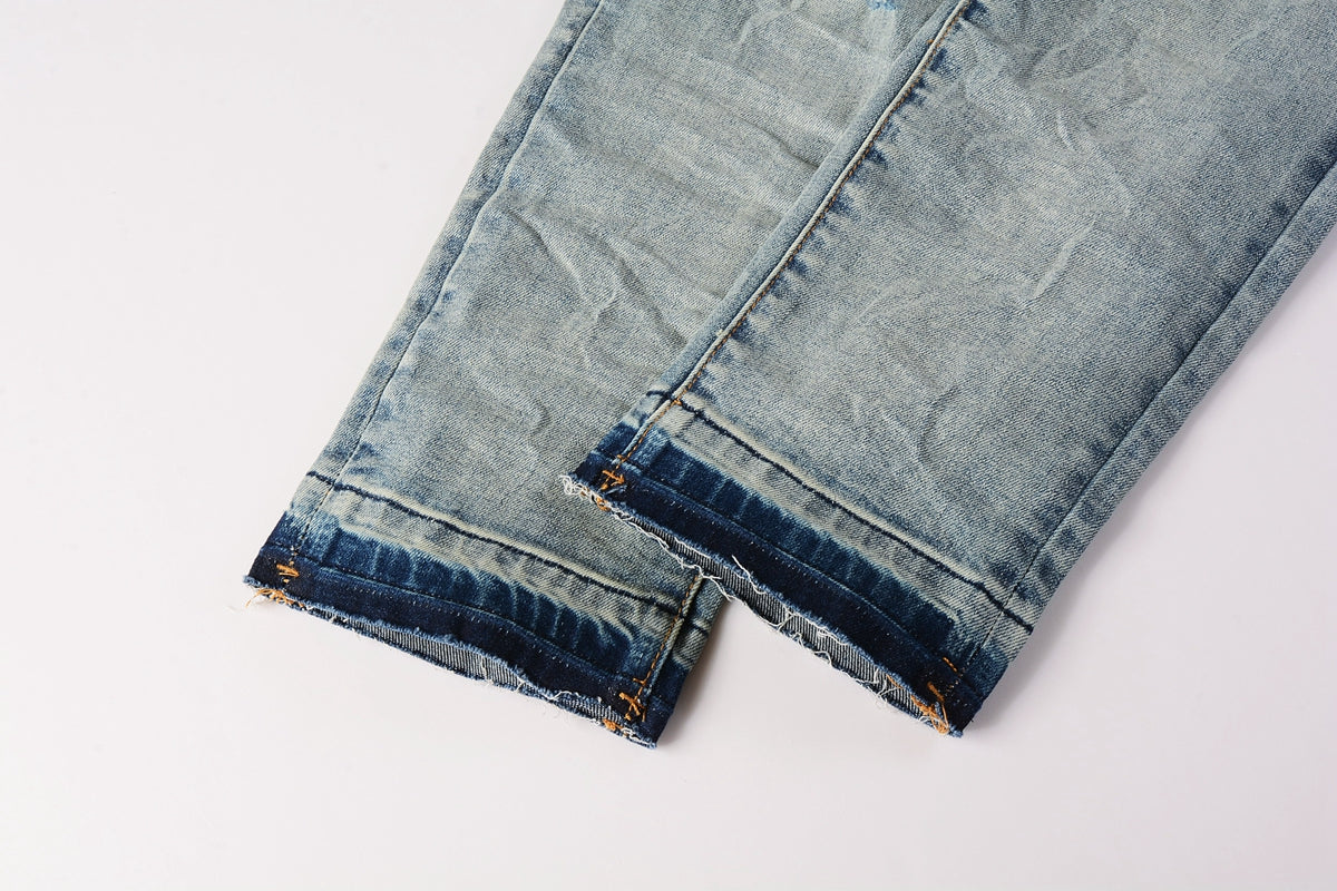 Purple Slim Fit Jeans