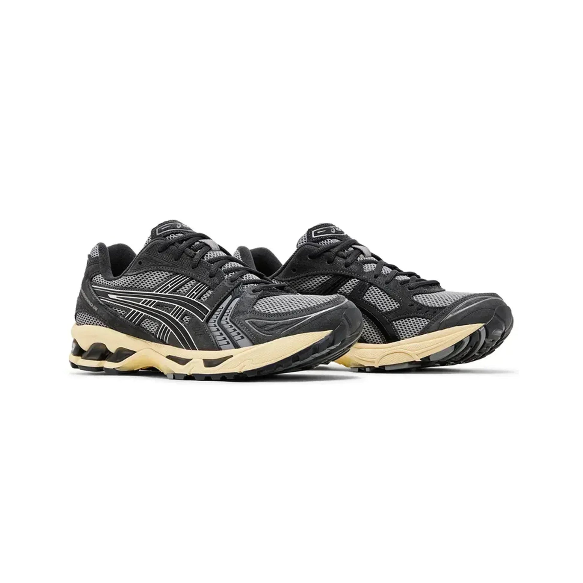 ASICS Gel-Kayano 14 Clay Grey Black 2024 Retro Running Sneaker Comfort Style