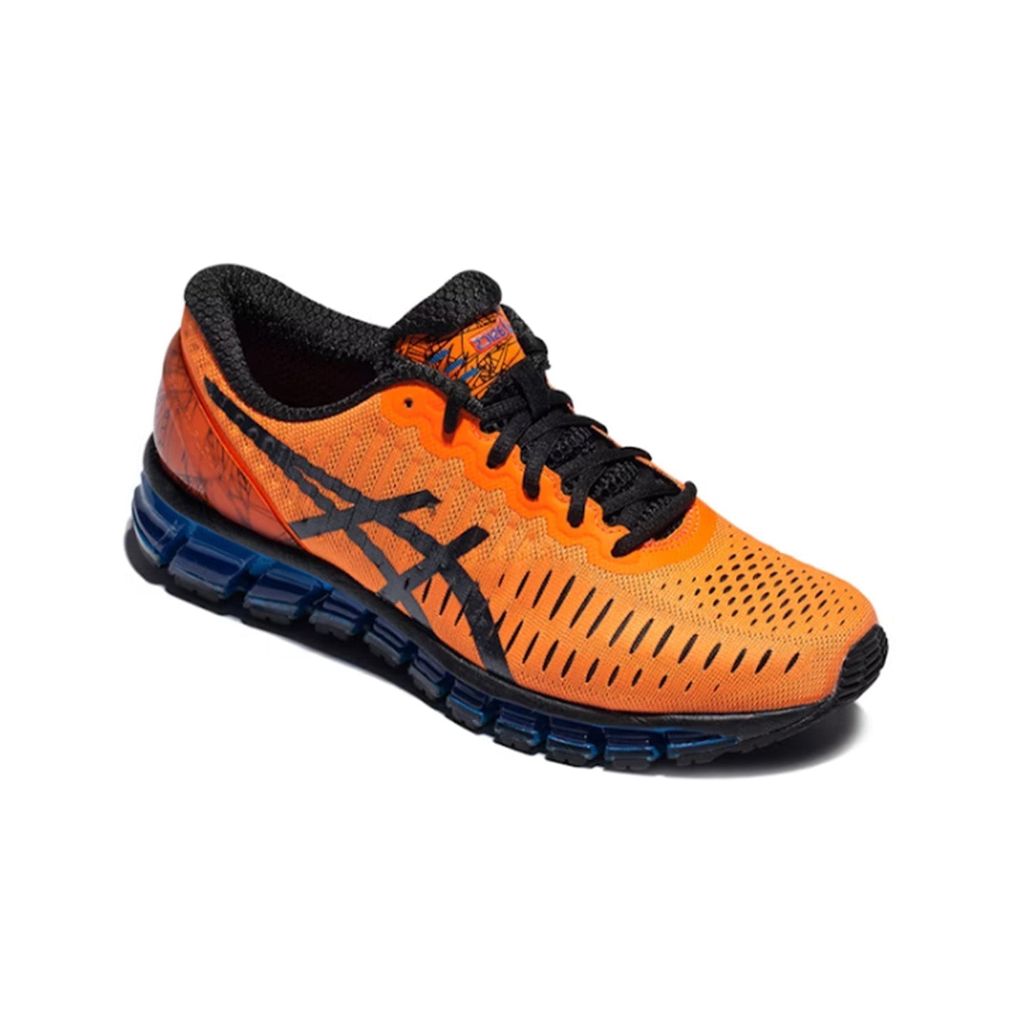 ASICS Gel-Quantum 360 Hot Orange Black Blue GEL Cushioning Running Sneaker