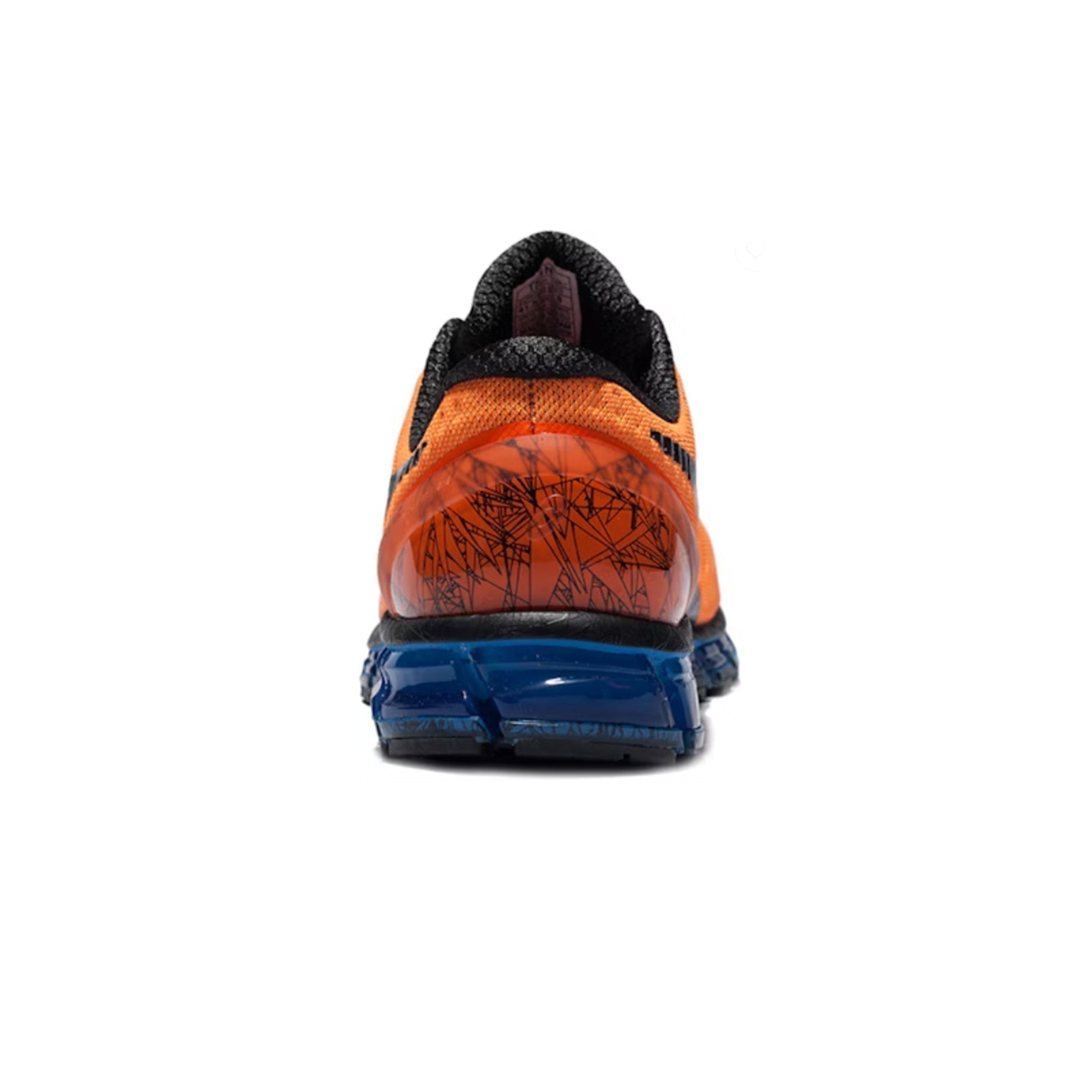 ASICS Gel-Quantum 360 Hot Orange Black Blue GEL Cushioning Running Sneaker