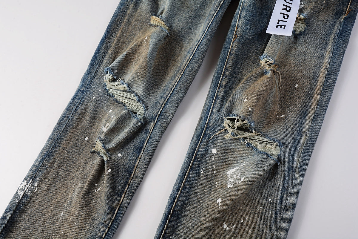 Purple Faded Slim Jeans