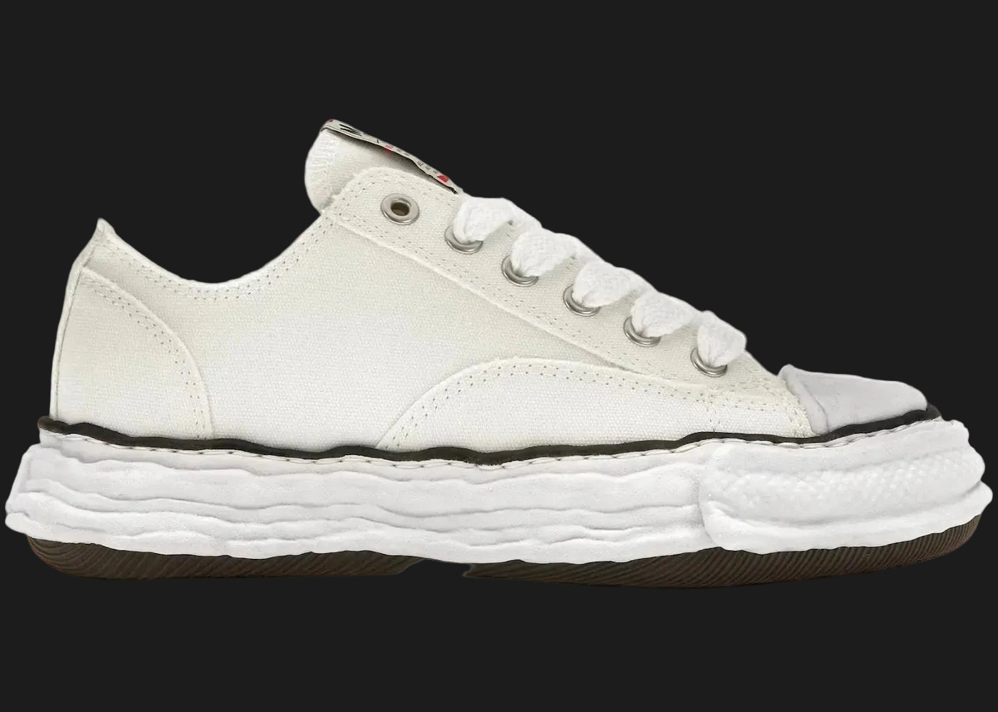 Maison Mihara Yasuhiro Peterson OG Sole Canvas Low White Fashion Sneakers