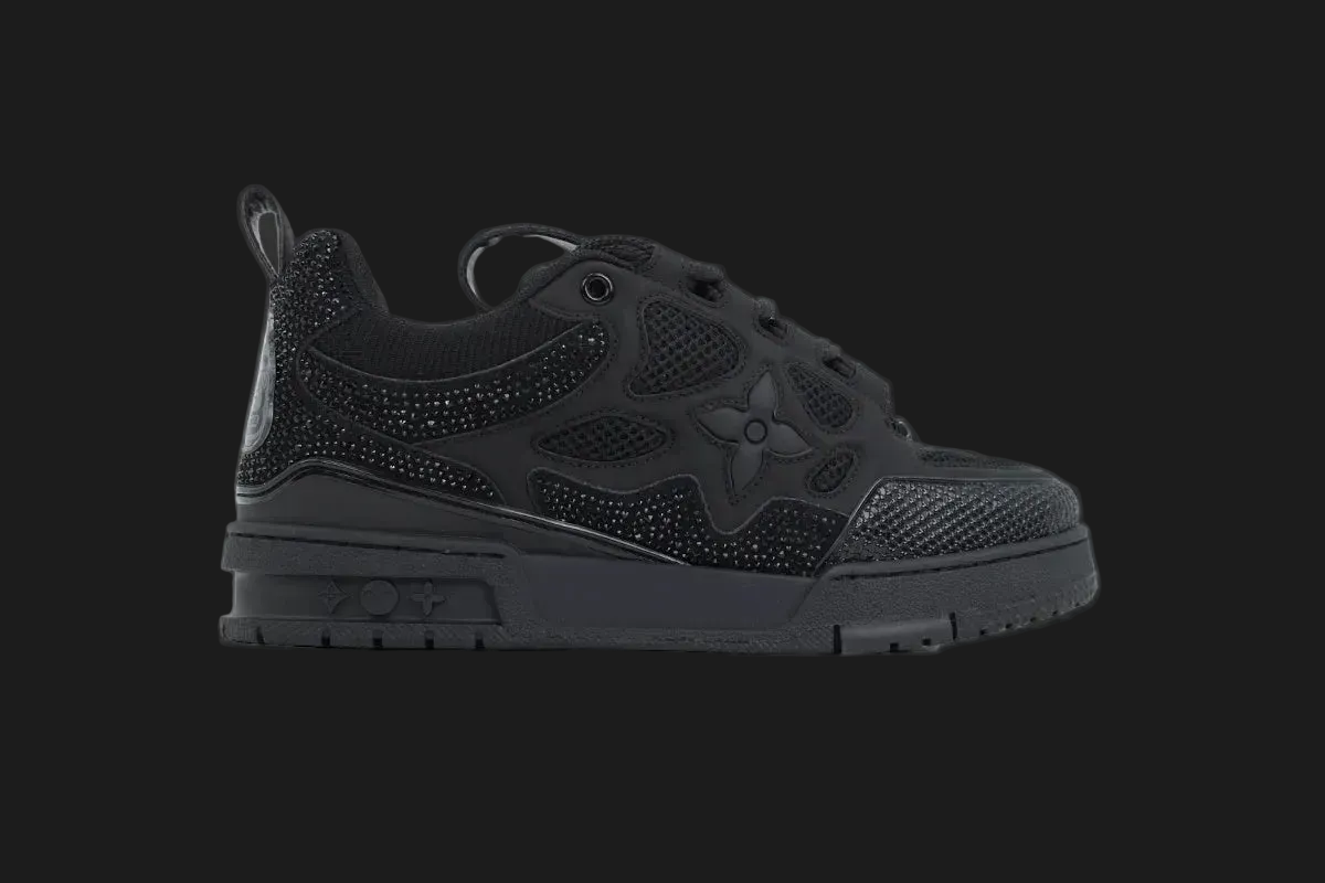 Skate All Black Luxury Skate Sneakers
